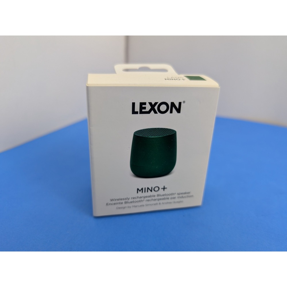 Lexon Mino+ Portable Bluetooth Speaker Microphone Selfie Remote Dark Green LA125
